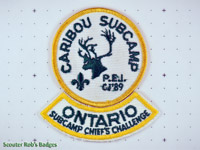 CJ'89 7th Canadian Jamboree Sub-Camp Caribou Set